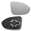 Replacement Wing Mirror Glass Right for VW Golf 2020-2022 Clip-On Driver Off side Heated with Blind Spot