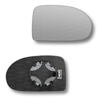 Replacement Wing Mirror Glass Right for Jeep Compass 2007-2016 Clip-On Driver Off side Heated Convex