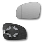 Replacement Wing Mirror Glass Left for Skoda Fabia 2007-2014 Clip-On Passenger Near Side N/S Heated with Blind Spot