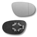 Replacement Wing Mirror Glass Right for Fiat Croma 2005-2011 Clip-On Driver Off side Heated with Blind Spot