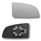 Replacement Wing Mirror Glass Right for Vauxhall Omega 2000-2003 Clip-On Driver Off side Heated Convex