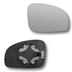Replacement Wing Mirror Glass Right for Skoda Fabia 2007-2014 Clip-On Driver Off side Heated Convex