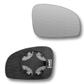 Replacement Wing Mirror Glass Right for Skoda Roomster 2006-2015 Clip-On Driver Off side Heated Convex