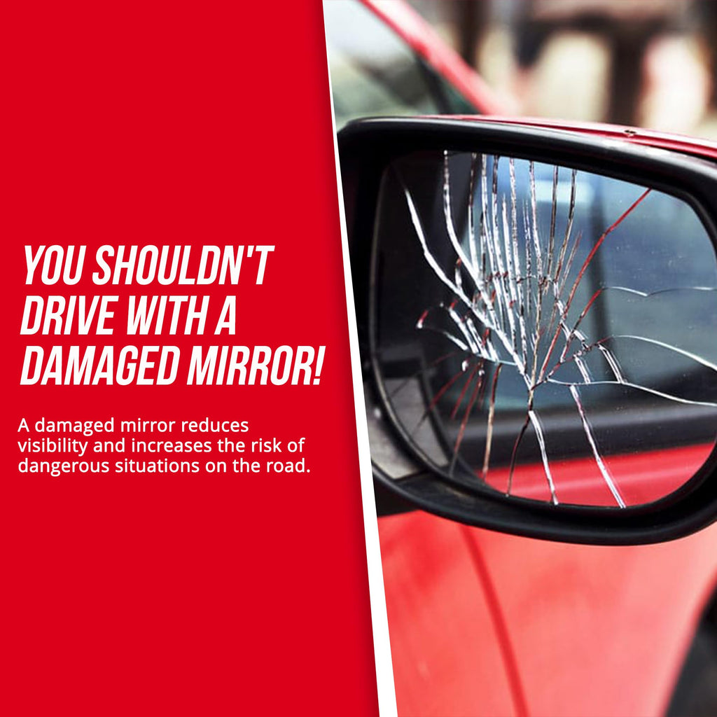 Wing Mirror Glass Right for BMW x3 2010-2014 Stick-On Driver Off Side with Blind Spot - image 7
