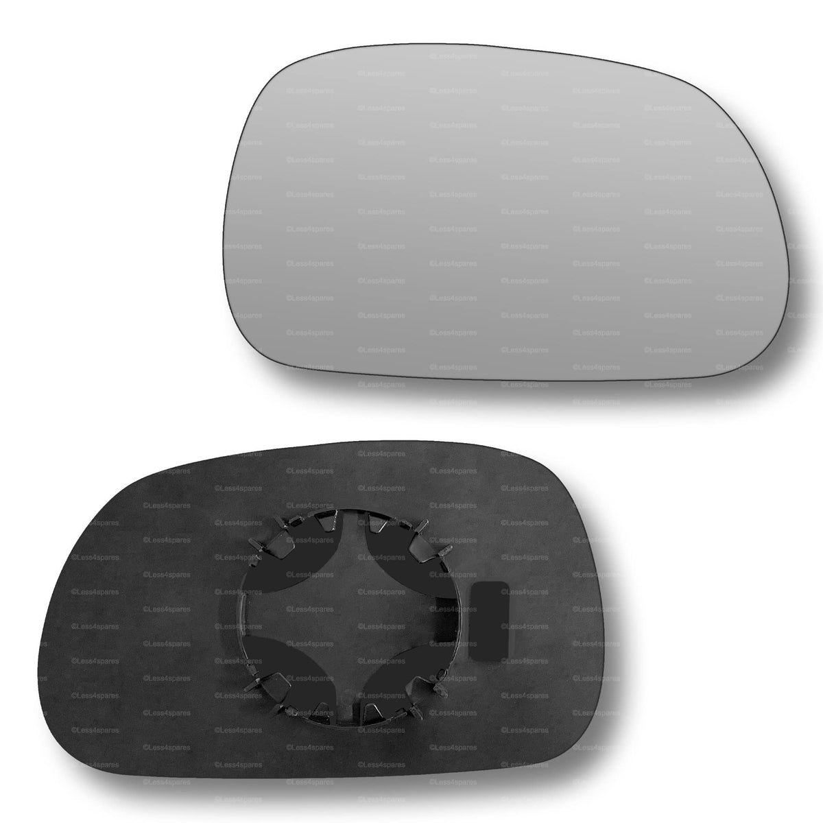 Replacement Wing Mirror Glass Right for BMW Z3 Roadster (Convertible) 1995-2003 Clip-On Driver Off side Convex