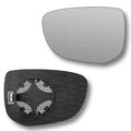 Replacement Wing Mirror Glass Left for Citroen C4 Cactus 2014-2018 Clip-On Passenger Near Side N/S Heated Convex