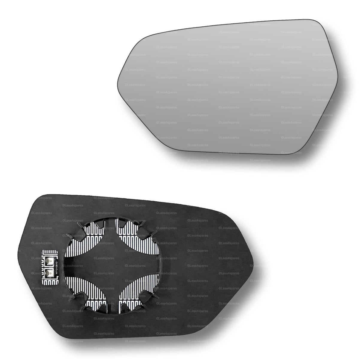 Replacement Wing Mirror Glass Left for Cupra Formentor 2020-2022 Clip-On Passenger Near Side N/S Heated Convex