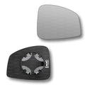 Replacement Wing Mirror Glass Right for Renault Scenic 2009-2016 Clip-On Driver Off side Heated Convex