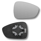 Replacement Wing Mirror Glass Right for Citroen DS4 2011-2015 Clip-On Driver Off side Heated Convex