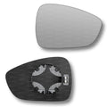 Replacement Wing Mirror Glass Right for Citroen C3 2010-2016 Clip-On Driver Off side Heated Convex