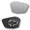 Replacement Wing Mirror Glass Right for Citroen C4 2021-2022 Clip-On Driver Off side Heated with Blind Spot