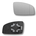 Replacement Wing Mirror Glass Right for Renault Espace 2003-2009 Clip-On Driver Off side Heated with Blind Spot