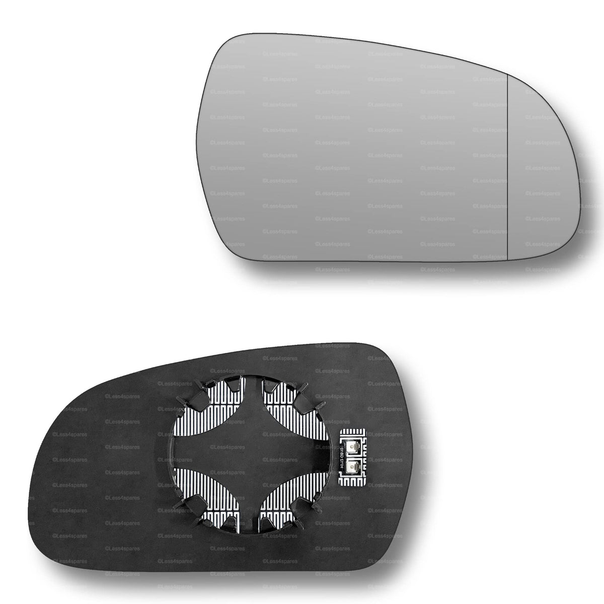 Replacement Wing Mirror Glass Right for Audi A5 2009-2016 Clip-On Driver Off side Heated with Blind Spot