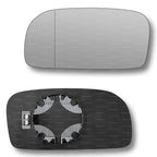 Replacement Wing Mirror Glass Left for Honda Stream 2001-2005 Clip-On Passenger Near Side N/S Heated Convex