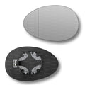 Replacement Wing Mirror Glass Left for Mini Convertible 2009-2015 Clip-On Passenger Near Side N/S with Blind Spot