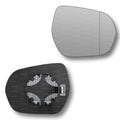 Replacement Wing Mirror Glass Right for Ford Fiesta 2017-2022 Clip-On Driver Off side Heated with Blind Spot