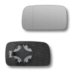 Replacement Wing Mirror Glass Left for VW Polo 1994-1999 Clip-On Passenger Near Side N/S Heated with Blind Spot