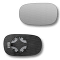 Replacement Wing Mirror Glass Left for Ford KA 1996-2008 Clip-On Passenger Near Side N/S Heated Convex