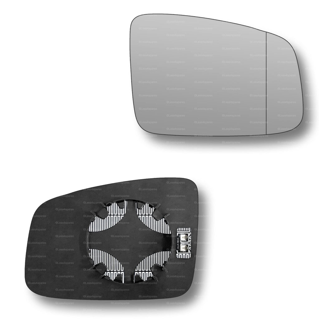 Replacement Wing Mirror Glass Right for Renault Espace 2010-2014 Clip-On Driver Off side Heated with Blind Spot