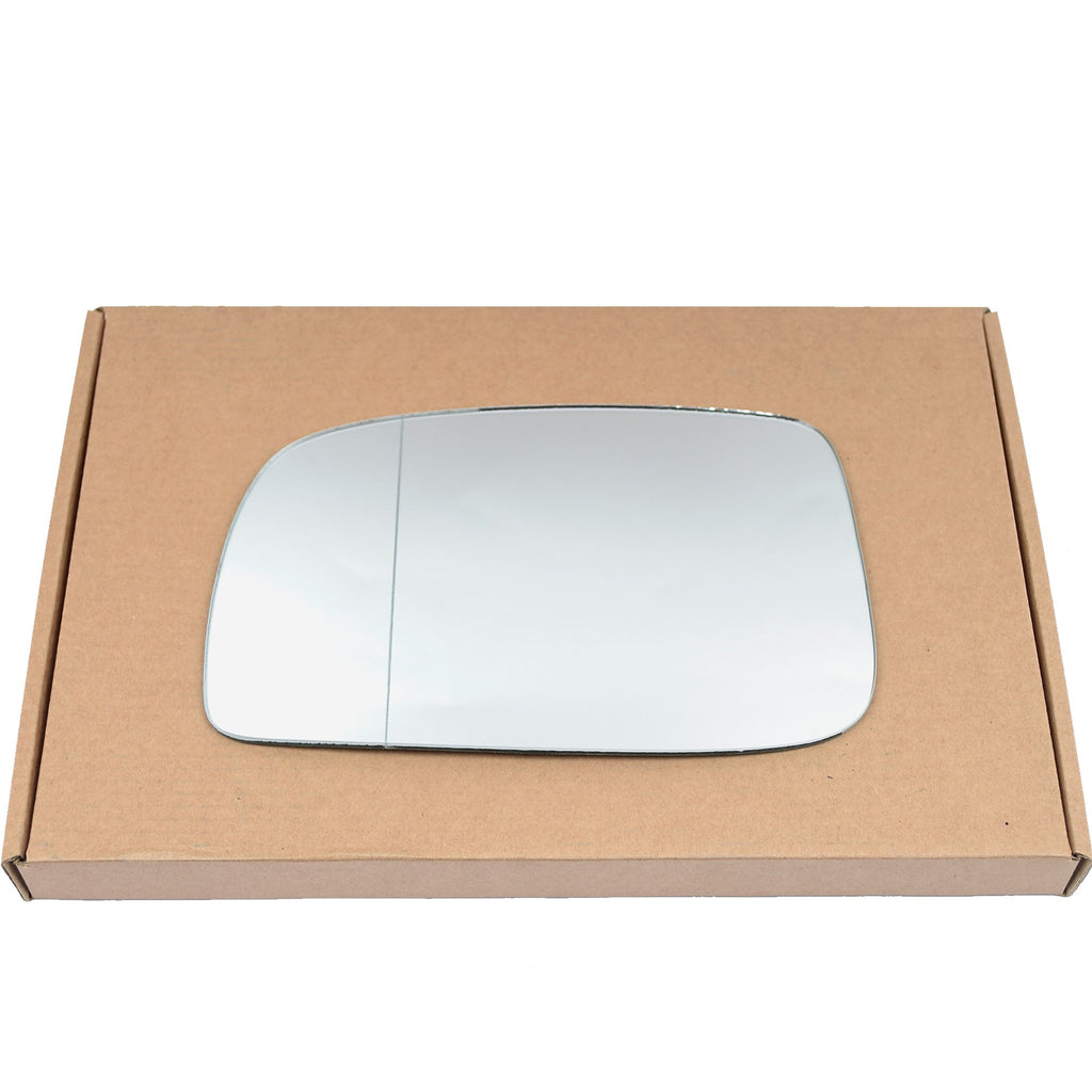 Wing Mirror Glass Left for Toyota Prius 2003-2009 Stick-On Passenger Near Side with Blind Spot