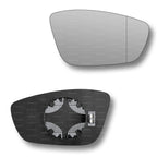 Replacement Wing Mirror Glass Right for DS DS3 Crossback 2019-2022 Clip-On Driver Off side Heated with Blind Spot