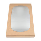 Wing Mirror Glass Left for Fiat Doblo 2001-2010 Stick-On Passenger Near Side Convex