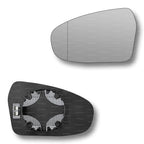 Replacement Wing Mirror Glass Left for Kia Ceed 2018-2022 Clip-On Passenger Near Side N/S Heated with Blind Spot