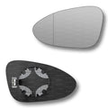 Replacement Wing Mirror Glass Left for Porsche Panamera 2017-2022 Clip-On Passenger Near Side N/S Heated with Blind Spot