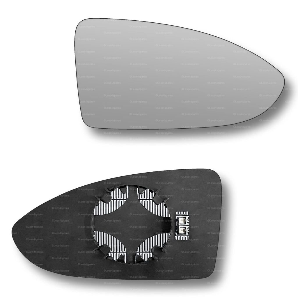 Replacement Wing Mirror Glass Right for VW ID3 2019-2022 Clip-On Driver Off side Heated Convex