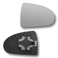 Replacement Wing Mirror Glass Right for Mitsubishi Colt 2004-2012 Clip-On Driver Off side Heated Convex