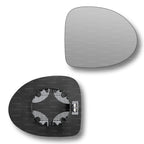 Replacement Wing Mirror Glass Right for Renault Twingo 2007-2010 Clip-On Driver Off side Heated Convex