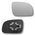 Replacement Wing Mirror Glass Right for Seat Arosa 1997-2000 Clip-On Driver Off side Heated with Blind Spot
