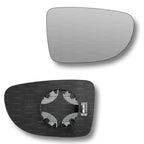 Replacement Wing Mirror Glass Right for Nissan Leaf 2018-2022 Clip-On Driver Off side Heated Convex
