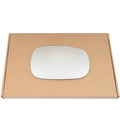 Wing Mirror Glass Right for Ford KA 1996-2008 Stick-On Driver Off Side Convex