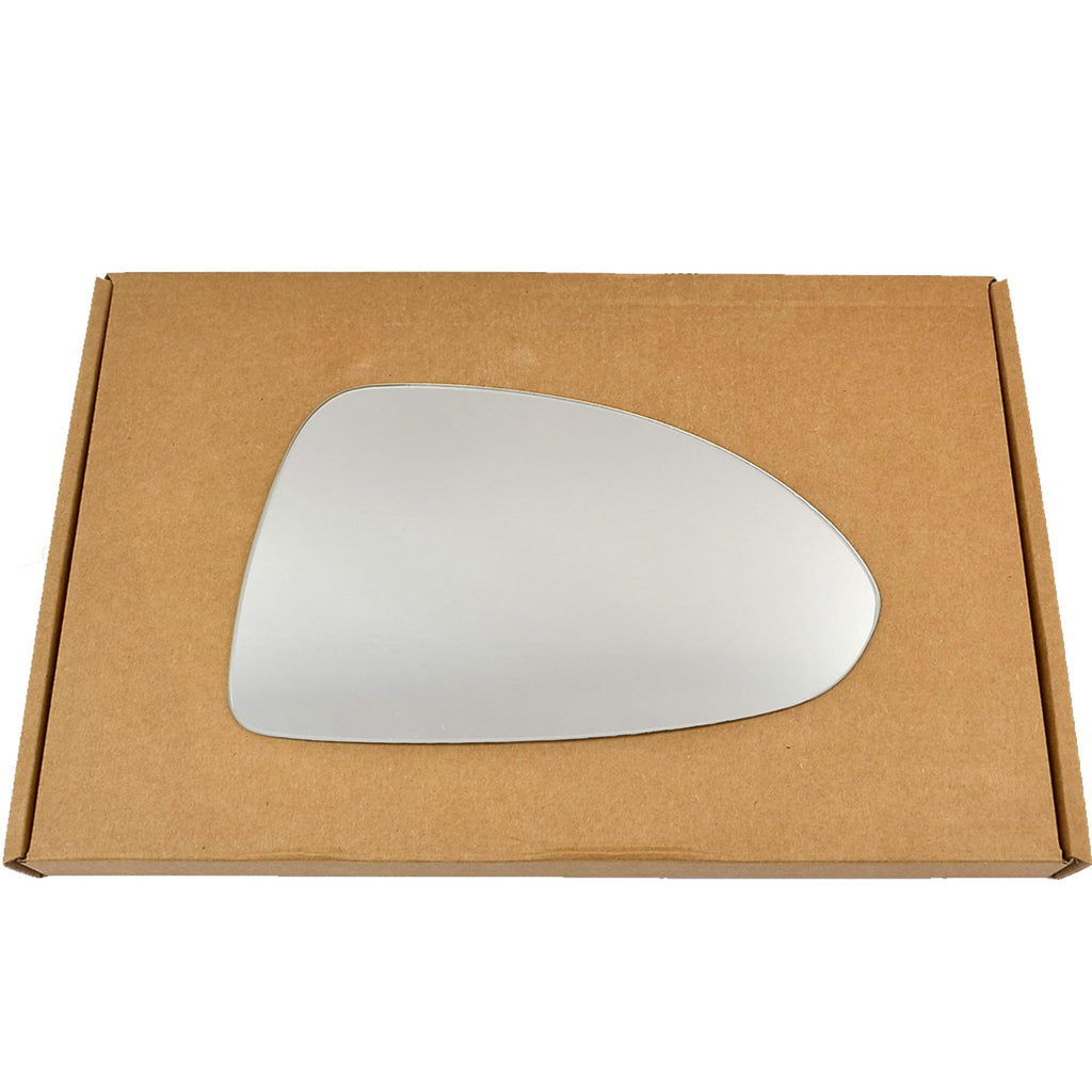 Wing Mirror Glass Right for Vauxhall Corsa 2014-2020 Stick-On Driver Off Side Convex