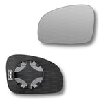 Replacement Wing Mirror Glass Left for Skoda Roomster 2006-2015 Clip-On Passenger Near Side N/S Heated Convex