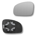 Replacement Wing Mirror Glass Left for Skoda Fabia 2007-2014 Clip-On Passenger Near Side N/S Heated Convex