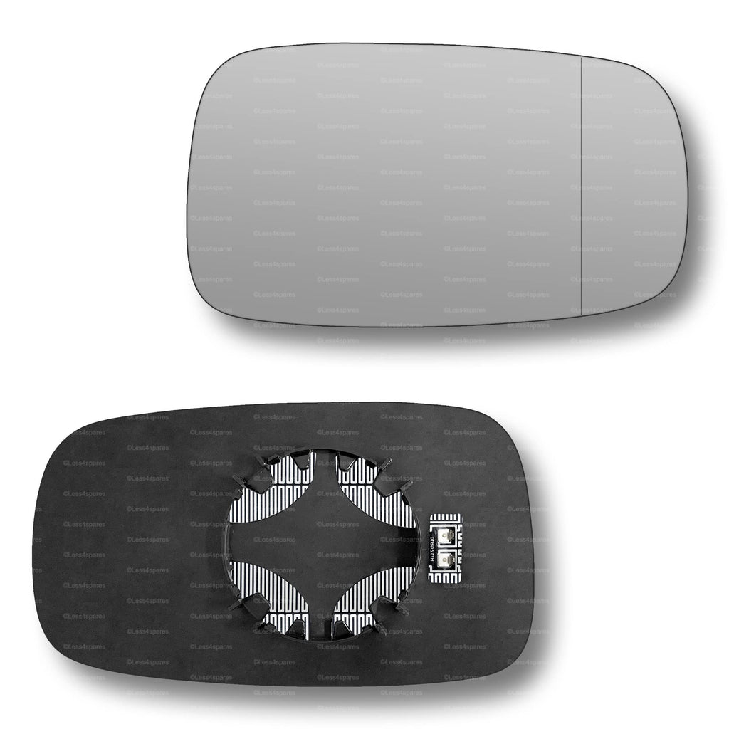 Replacement Wing Mirror Glass Right for Renault Scenic 2003-2009 Clip-On Driver Off side Heated with Blind Spot