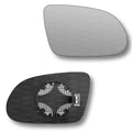 Replacement Wing Mirror Glass Right for Audi A8 2010-2017 Clip-On Driver Off side Heated Convex