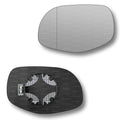 Replacement Wing Mirror Glass Left for Porsche Cayenne 2007-2010 Clip-On Passenger Near Side N/S Heated with Blind Spot