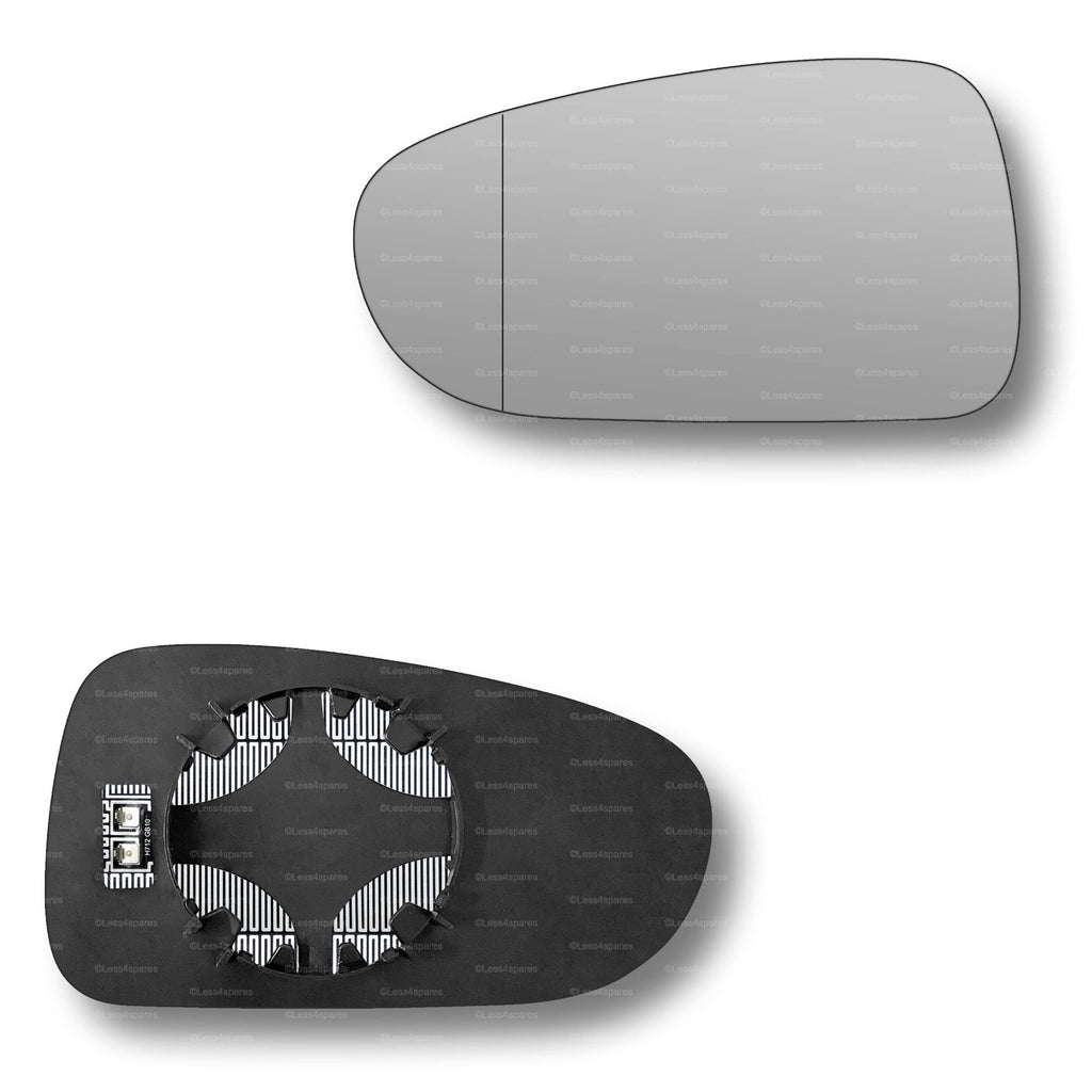 Replacement Wing Mirror Glass Left for Ford Galaxy 1995-2006 Clip-On Passenger Near Side N/S Heated with Blind Spot