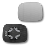 Replacement Wing Mirror Glass Left for Volvo XC70 2007-2016 Clip-On Passenger Near Side N/S Heated with Blind Spot