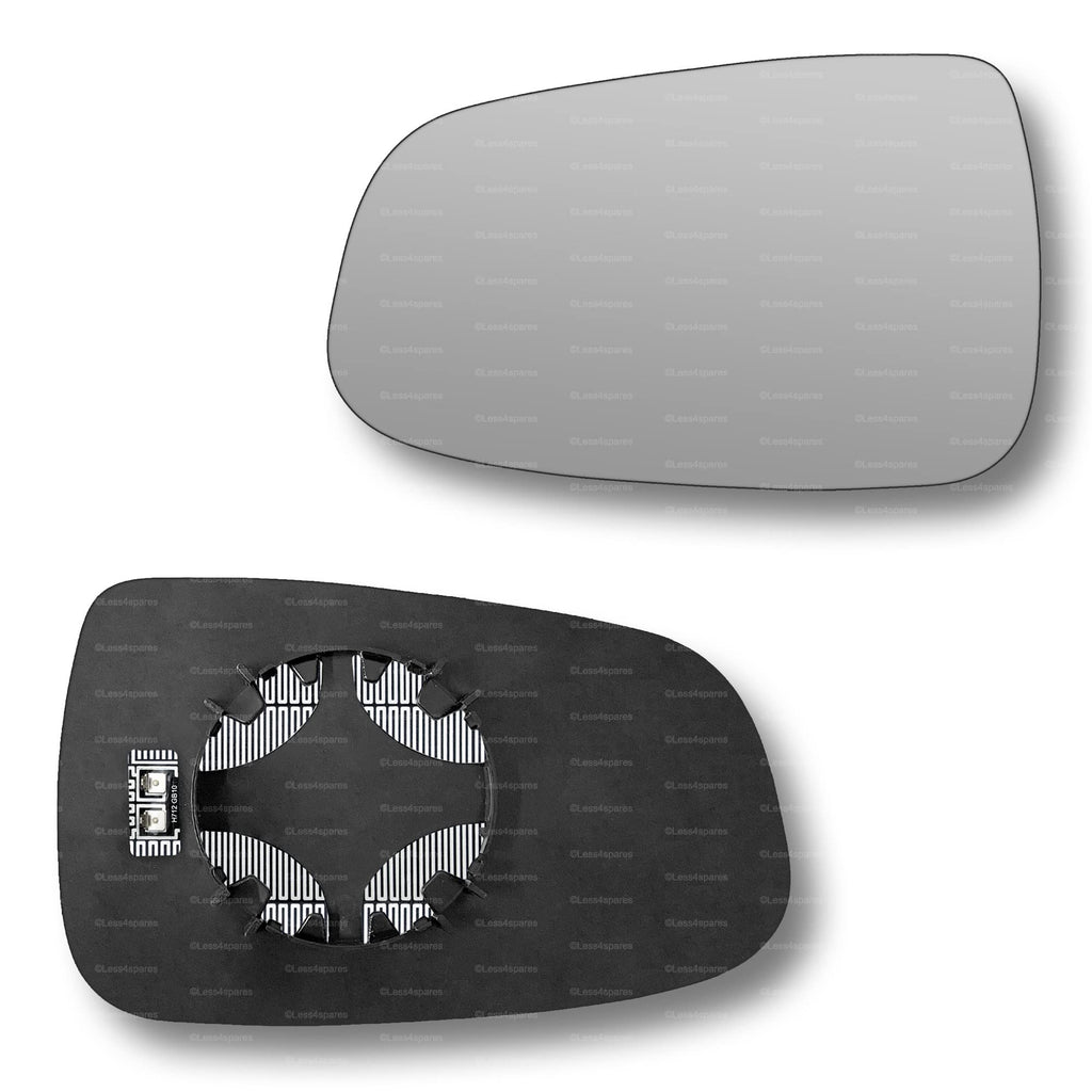 Replacement Wing Mirror Glass Left for Tesla Model S 2012-2022 Clip-On Passenger Near Side N/S Heated Convex