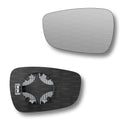 Replacement Wing Mirror Glass Left for Hyundai i30 2012-2017 Clip-On Passenger Near Side N/S Heated Convex