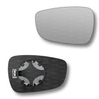 Replacement Wing Mirror Glass Left for Hyundai i30 2012-2017 Clip-On Passenger Near Side N/S Heated Convex