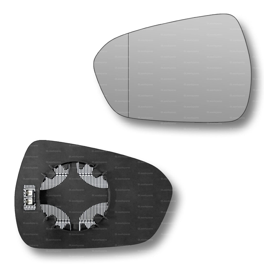 Replacement Wing Mirror Glass Left for Ford Mondeo 2014-2022 Clip-On Passenger Near Side N/S Heated with Blind Spot
