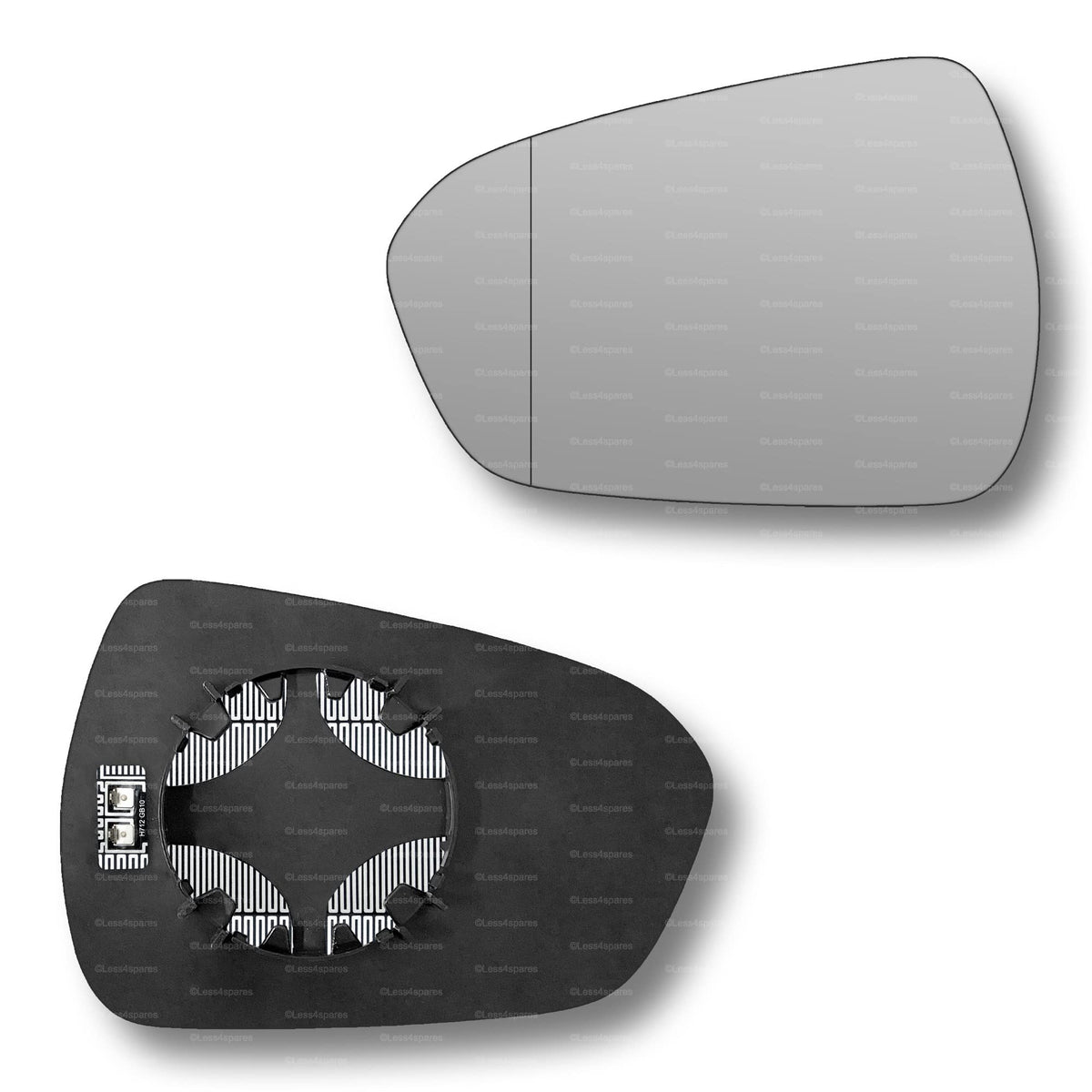 Replacement Wing Mirror Glass Left for Ford Mondeo 2014-2022 Clip-On Passenger Near Side N/S Heated with Blind Spot