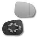 Replacement Wing Mirror Glass Right for Peugeot 3008 2009-2012 Clip-On Driver Off side Heated with Blind Spot