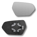 Replacement Wing Mirror Glass Right for Seat Leon 2020-2022 Clip-On Driver Off side Heated Convex