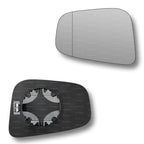 Replacement Wing Mirror Glass Left for Mitsubishi Shogun Pinin 1999-2007 Clip-On Passenger Near Side N/S Heated with Blind Spot